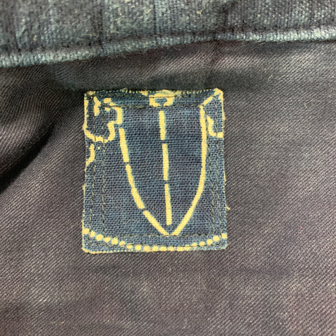 VISVIM Camisa Manga Larga Lhamo Algodón Indigo Talla L