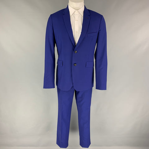 PAUL SMITH Traje Kensington Talla 40 Regular Traje de lana / mohair azul real