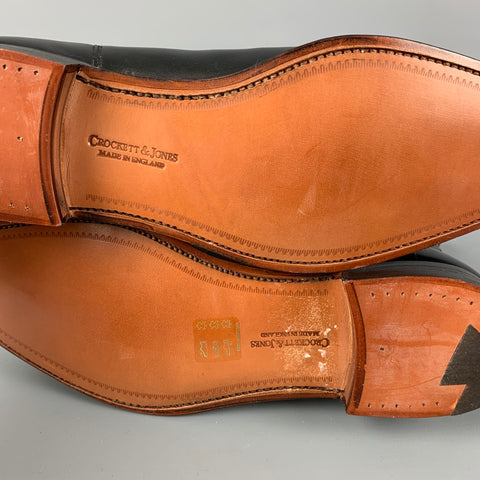 CROCKETT & JONES Size 7 Black Leather Chelsea Boots