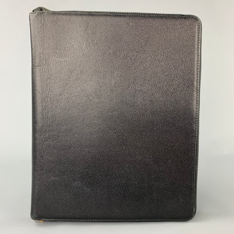 SMYTHSON OF BOND ST. Black Leather iPad Case