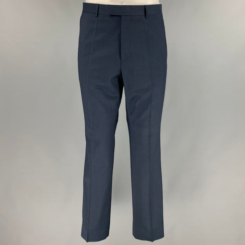 TED BAKER Size 38 Navy Wool Notch Lapel Suit