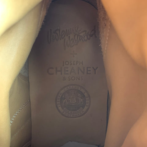 VIVIENNE WESTWOOD Taille 11 Bottines ceinturées en cuir rouge