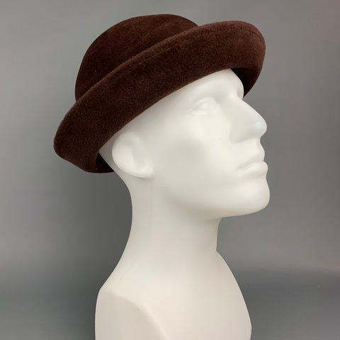HELEN KAMINSKI Brown Felt Round Hat