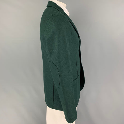 HARRIS WHARF LONDON Size 42 Forest Green Wool Sport Coat