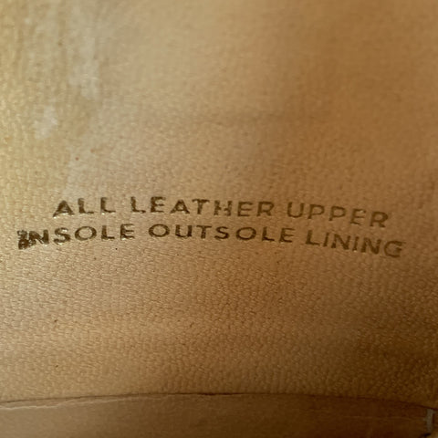 WILSON and DEAN Size 9.5 Brown Textured Leather Monk Strap Loafers