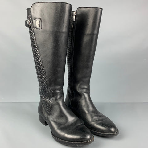Botas tejidas de cuero negro ARIAT talla 7.5