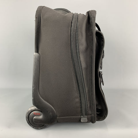 TUMI Black Nylon Canvas Roller Suitcase