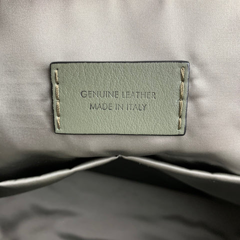 CALVIN KLEIN COLLECTION Olive Leather Rectangle Cross Body Bag