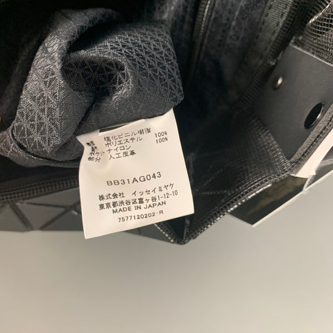 ISSEY MIYAKE BAO BAO Black Acetate Tote Handbag