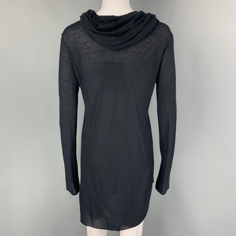 PEACHOO+KREJBERG Taille S Robe à col bénitier en coton noir