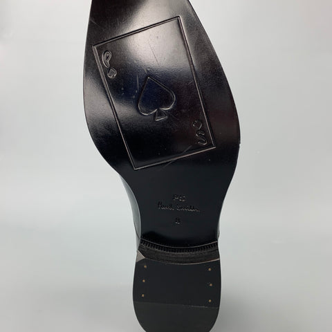 PS by PAUL SMITH Size 9 Black Leather Cap Toe Lace Up Shoes