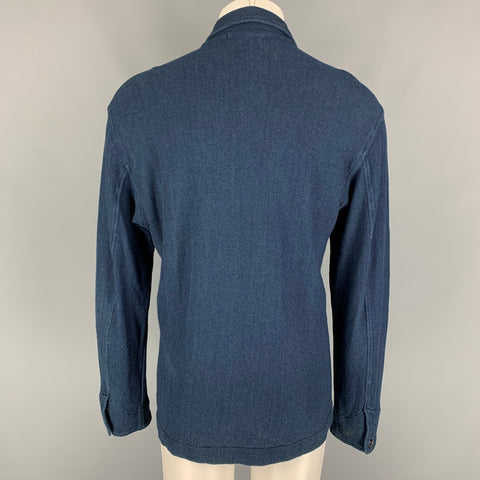 45rpm Size XXL Navy Knit Cotton Cardigan
