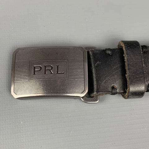 POLO by RALPH LAUREN Size 32 Black Leather Belt