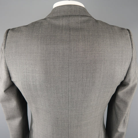 YVES SAINT LAURENT 38 Gray Wool Sport Coat