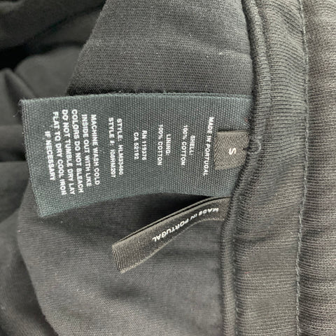 HELMUT LANG Size S Black Cotton Zip Fly Casual Pants