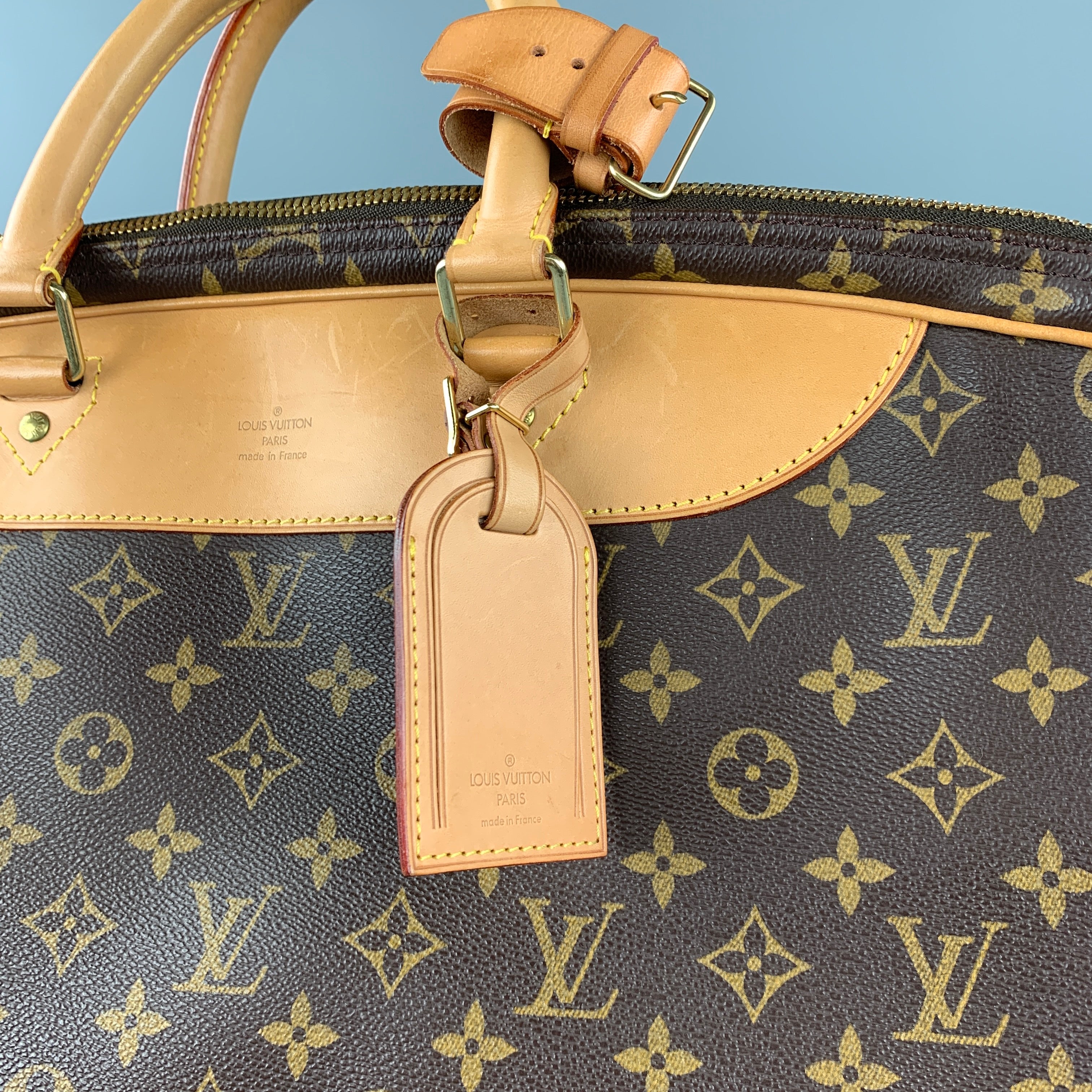 LOUIS VUITTON ビジネスバッグ グレー/ベージュ 大人気!】ルイヴィトン モノグラム ナノスピーディ ミニバッグ (Louis