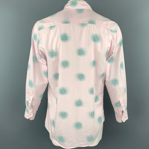 LIBERTY OF LONDON Size L Pink Print Cotton Button Up Slim Fit Long Sleeve Shirt