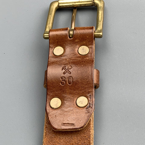 BILLYKIRK Size 32 Tan Leather Belt