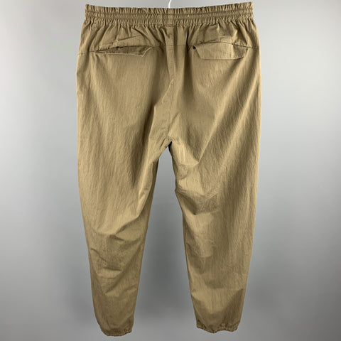 TIM COPPENS Size XL Olive Cotton / Polyamide Casual Pants