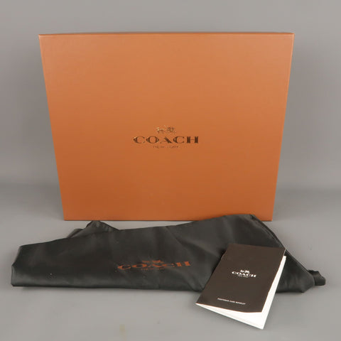 COACH Size 11 Black Leather Wrap Strap Ankle Boots