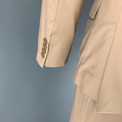 RALPH LAUREN Black Label Size 38 Beige Wool Notch Lapel Suit