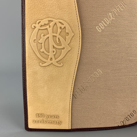 GOLDPFEIL Burgundy Leather Book Cover Case