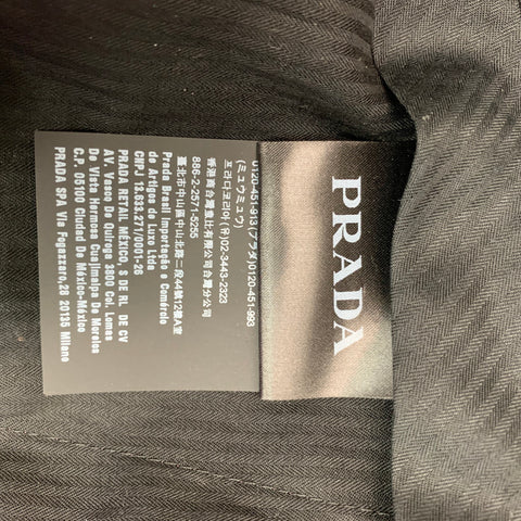 PRADA Size 36 Purple Solid Wool Mohair Zip Fly Dress Pants