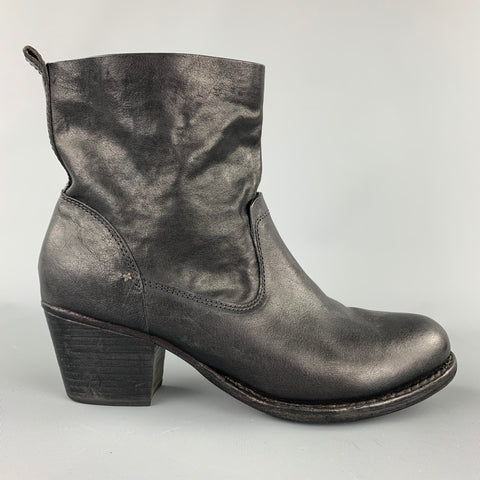 RAG &amp; BONE Talla 11 Botines Goodyear hechos a mano de cuero negro