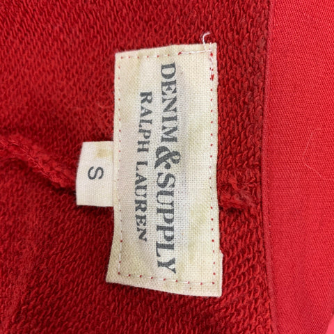 DENIM & SUPPLY by RALPH LAUREN Size M Red Black Cotton Military Jacket