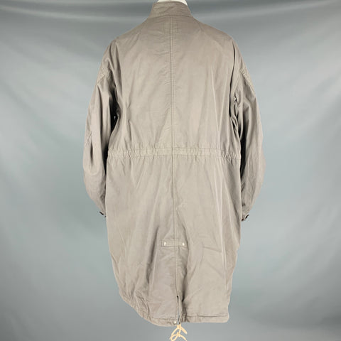 VISVIM Size S -Chamdo Fishtail Parka- Grey Cotton Parka Coat