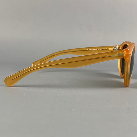 RALPH LAUREN Collection Mustard Acetate Sunglasses