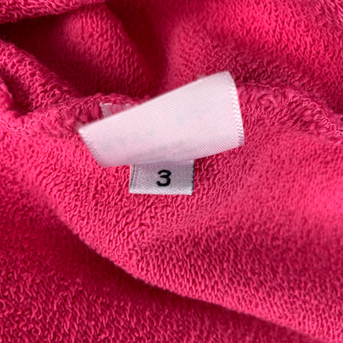 BAJA EAST Size L Pink Cotton Graphic Crew-Neck Pullover