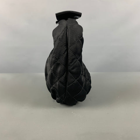 MOSCHINO Black Quilted Mini Handbag & Leather Goods