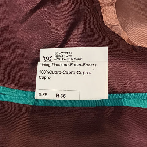PAUL SMITH Size 36 Teal Wool Peak Lapel Regular Tuxedo
