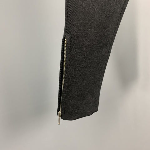 JEAN PAUL GAULTIER Size 30 x 32 Black Solid Wool Dress Pants