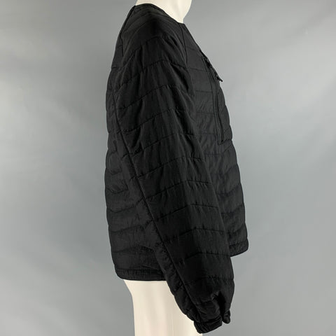 UNAFFECTED Size M Black Nylon Pullover Jacket