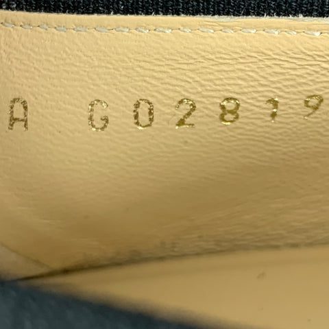 CHANEL Size 11 Black Leather Cap Toe Flats