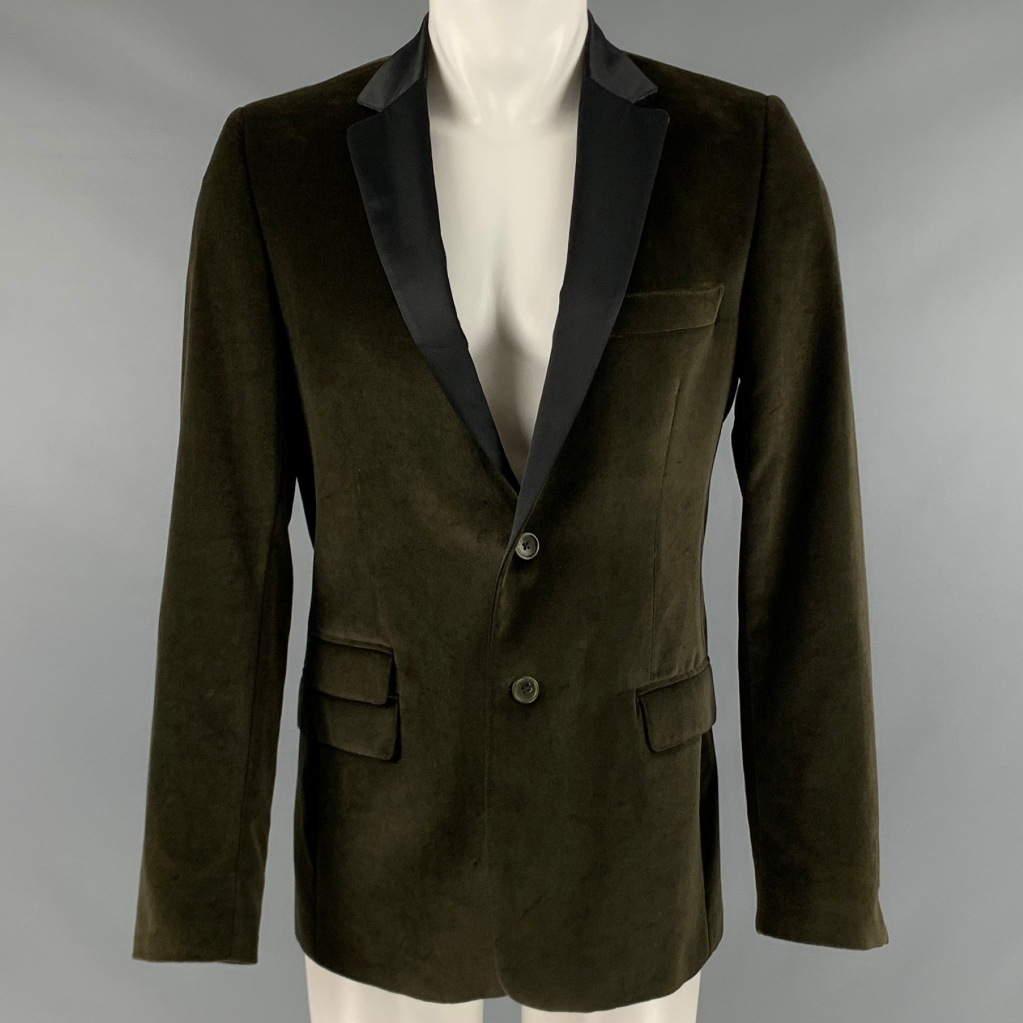 Green velvet outlet sport coat