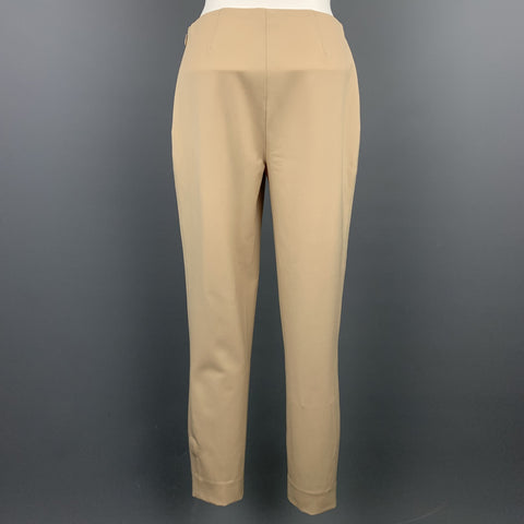RALPH LAUREN Black Label Size 2 Beige Wool Blend Dress Pants
