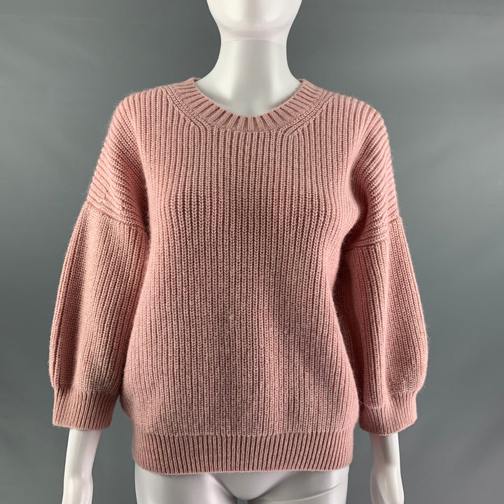 3.1 PHILLIP LIM Size M Pink Wool  Polyester Crew-Neck Sweater