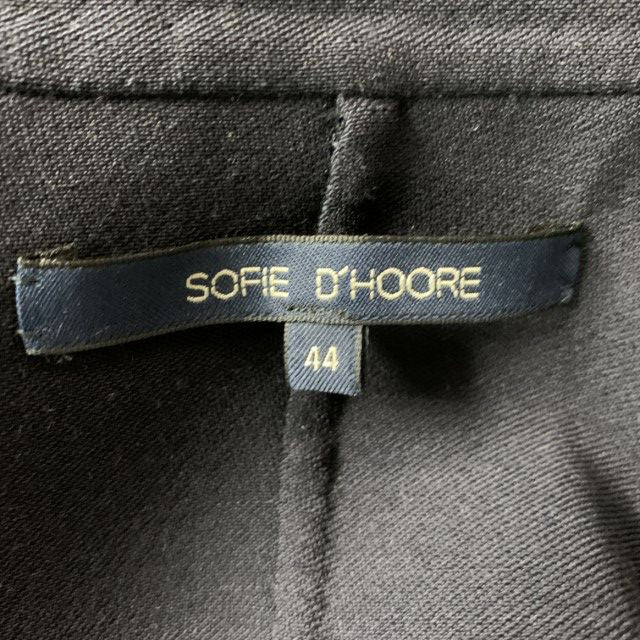 SOFIE D'HOORE Size 38 Navy Solid Notch Lapel Sport Coat