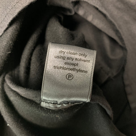 JOHN VARVATOS Size 38 Black Virgin Wool Blend Jacket