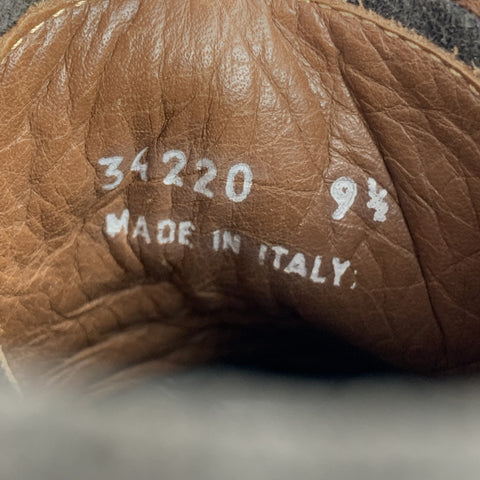 BROOKS BROTHERS Talla 9.5 Botines con cordones marrones