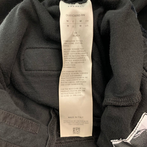 DRKSHDW Size M Black Cable Cotton Sweatpants Casual Pants