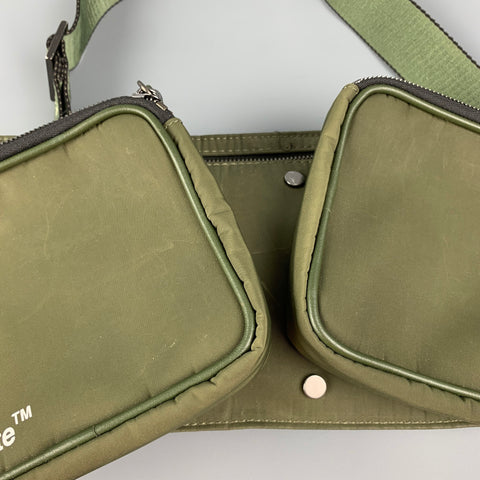 OFF-WHITE by VIRGIL ABLOH Olive Nylon Belt-Bag