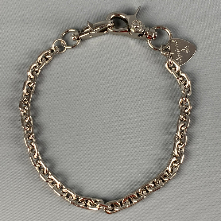 HYSTERIE Silver Metal Choker Necklace