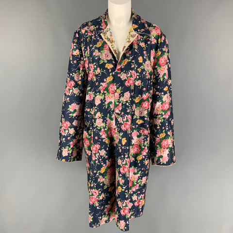 PE'RO Size 4 Multi-Color Stripe Embroidered Reversible Coat