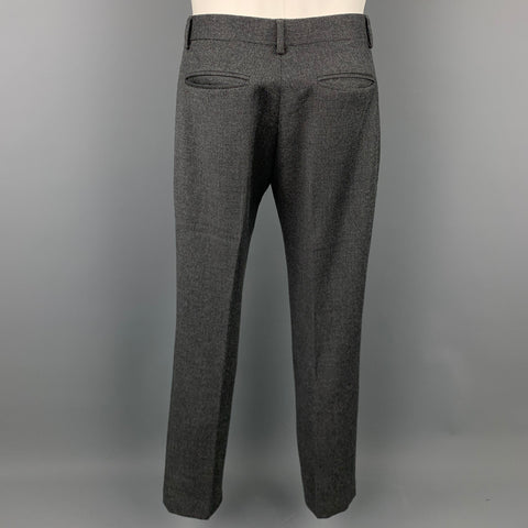 CoSTUME NATIONAL Size 38 R Dark Gray Wool Peak Lapel Suit
