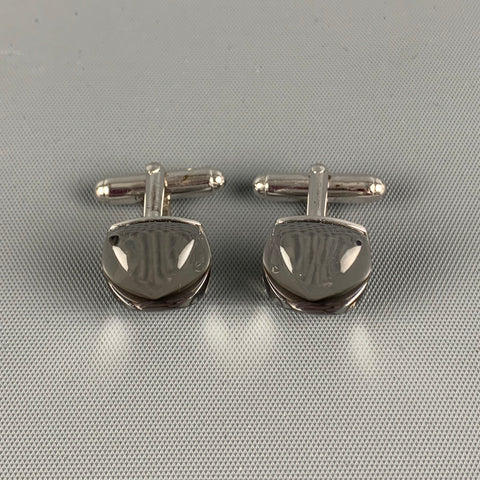 Boutons de manchette en argent massif et cristal BACCARAT
