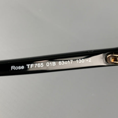 TOM FORD Black Acetate Sunglasses